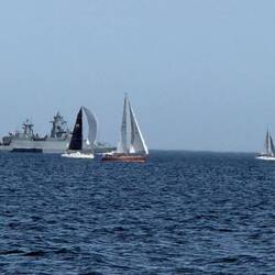 Auch die Marine ist unterwegs