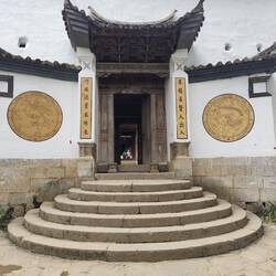 The castle we went to. The entrance looks new, but inside it's the opposite.