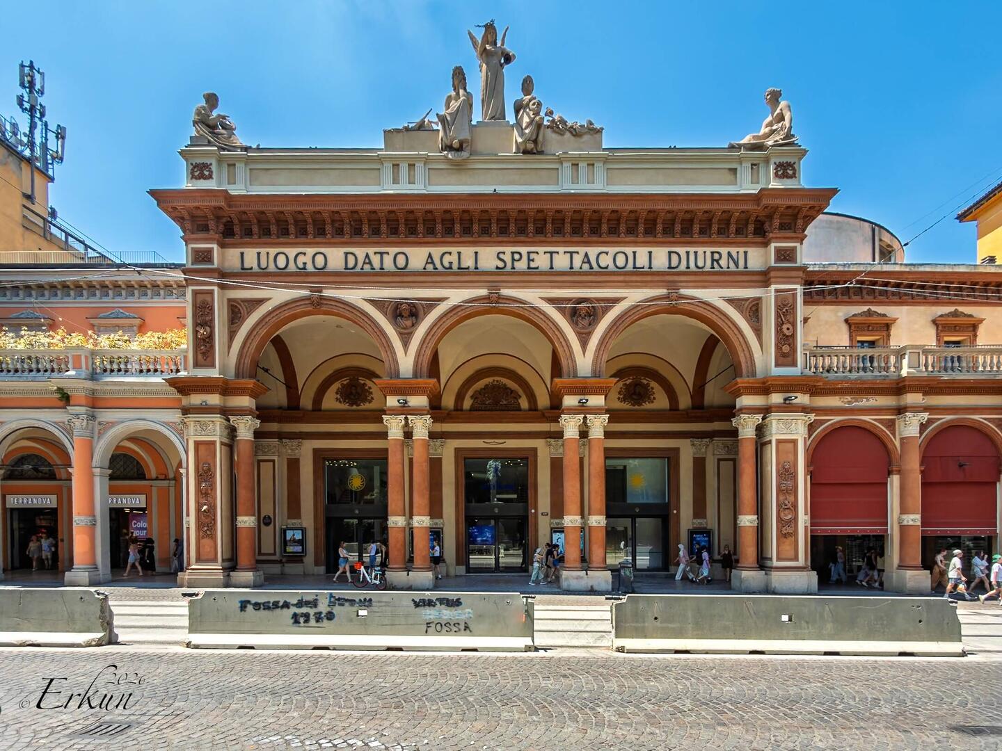 Arena del Sole ... a place for daytime performances in the 19th century — Bologna, Italy.