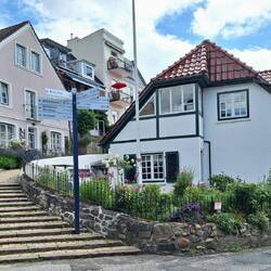 Historisches Fischerhaus (1735) im Treppenviertel Hamburg-Blankenese