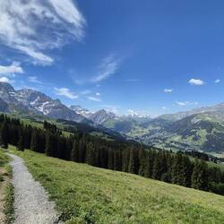 Die Aussicht beim Aufstieg auch heute wieder traumhaft 😀