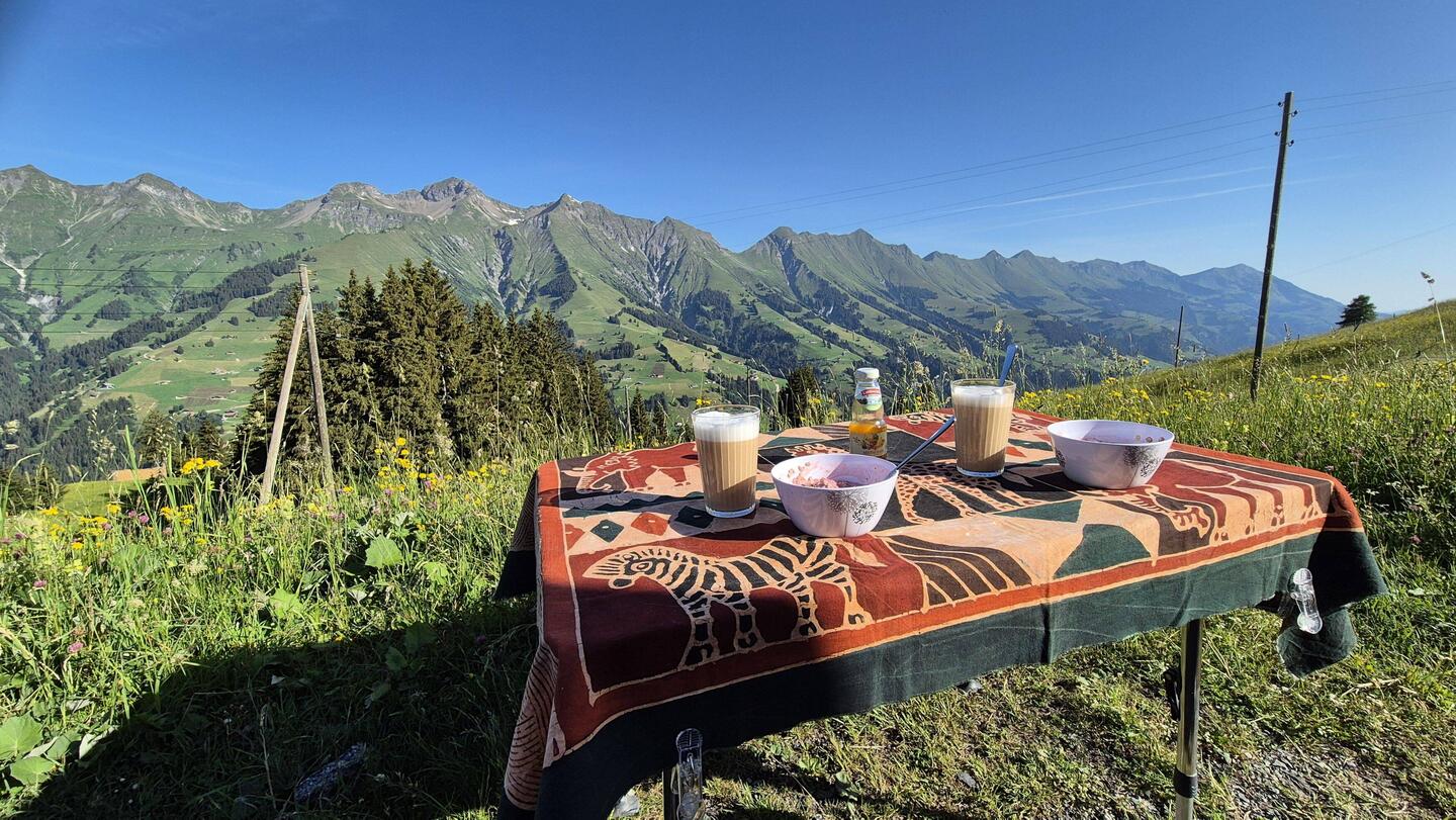 Frühstück mit Panorama 😍
