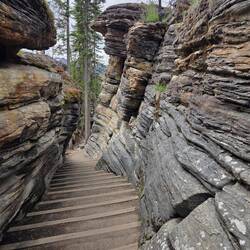 Der frühere Verlauf des Athabasca