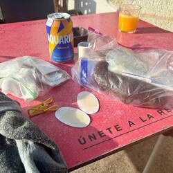 Aquarius break and some foot maintenance.