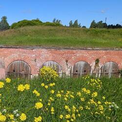 Reste der alten Stadtmauer von Hamina