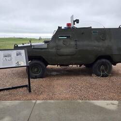 A Peacekeeper vehicle