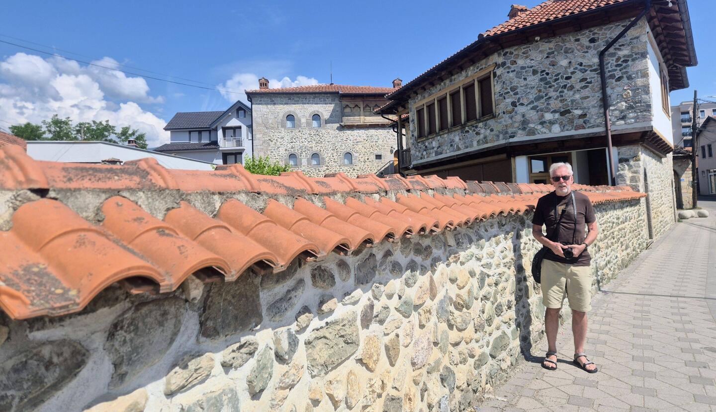 Pat considering life in the Sufi monastery