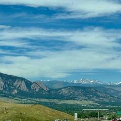 View coming into Boulder, CO