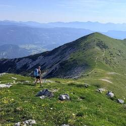 Start unserer superschönen Gratwanderung