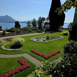 Touring the gardens