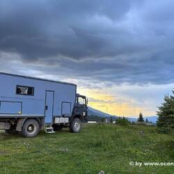 Gewitter rund um uns herum