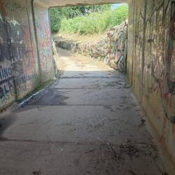 Just like the first heat wave, we enjoy a nice cool overpass when we come to one.
