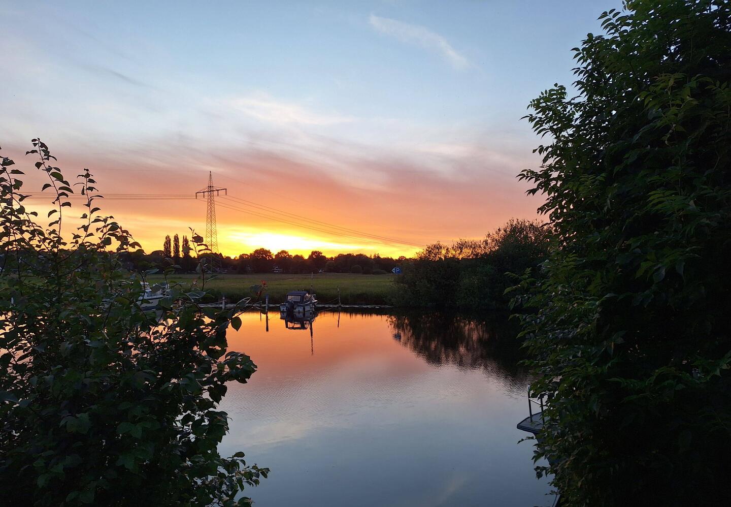 Abendstimmung an der Hamme
