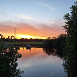 Abendstimmung an der Hamme