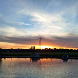 Wunderbare Abendstimmung