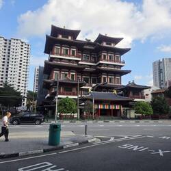 Temple in China town.