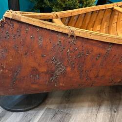 Birch bark canoe