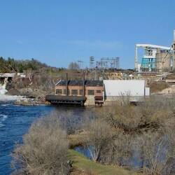 Spanish River and Domtar mill in Espanola