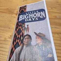 Little brochures on our table at supper.