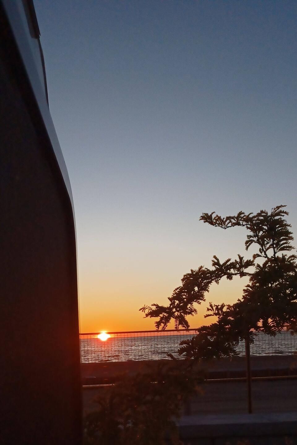 Unser Übernachtungsplatz direkt am See