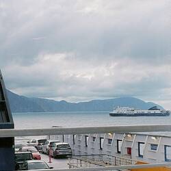 Passed the other Bluebridge Boat - Livia on the way