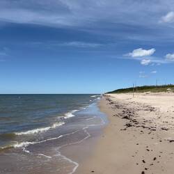 Blick Richtung Norden (Liepāja)