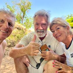 Avec Joris et un couple de hollandais en vacances dans le coin