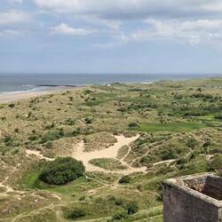 This view is basically the walk I did along the beach and through the dunes this morning