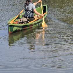 Nach dem Trubel kehrt wieder Ruhe ein auf dem Wasser