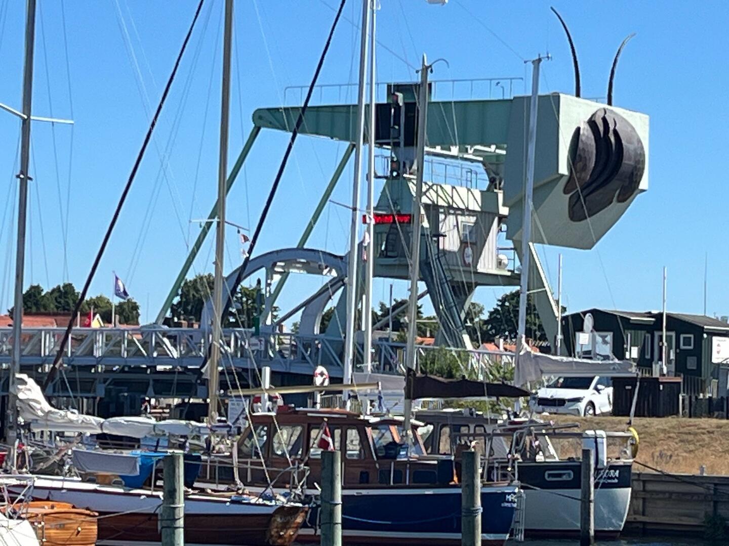 Klappbrücke in Karrebærgsminde