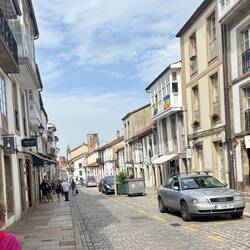 Getting into the old town.