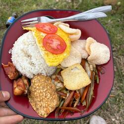 Mittagessen / wurde immer frisch gekocht