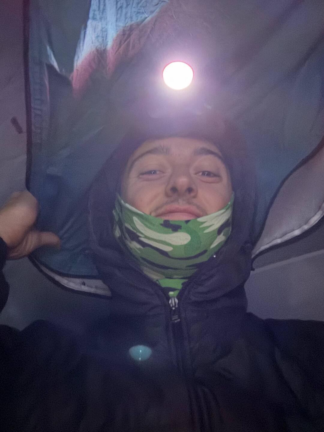 2 Uhr aufgestanden