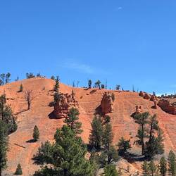 Hoodoos in Red Canyon on bike ride