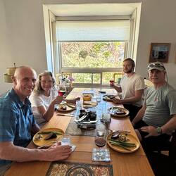 Dinner with Deb, Bert and Logan