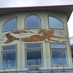 This was on a gorgeous house right on the corner on the bay.