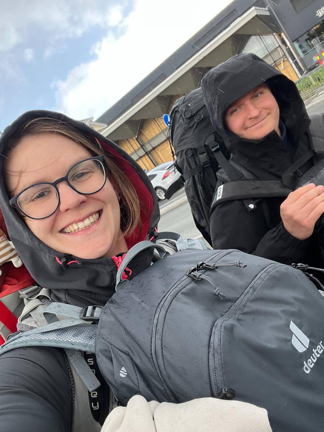 Regen bei der Ankunft ☔️