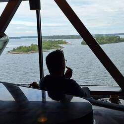 Tolle Aussicht auf der Fähre nach Åland