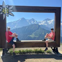 Nochmals das Dreigestirn im Hintergrund