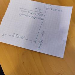 Die Karte zur mündlichen Wegbeschreibung