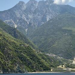 Der heilige Berg Athos (2.033 m hoch)