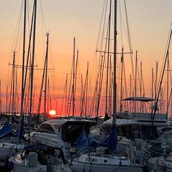 Heute mal mit "richtigem" Sonnenuntergang