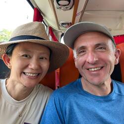 Our only criteria was that the bus would be air-conditioned