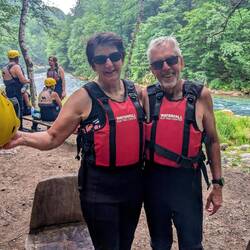 Our first white water rafting was fun!