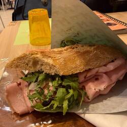 A Bologna sandwich, as Neal pointed out when I sent him the pic