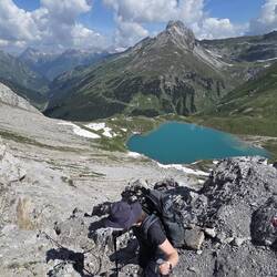 Der Hintersee, malerisch eingebettet