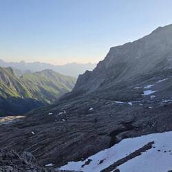 Morgenstimmung auf den ersten Kilometern
