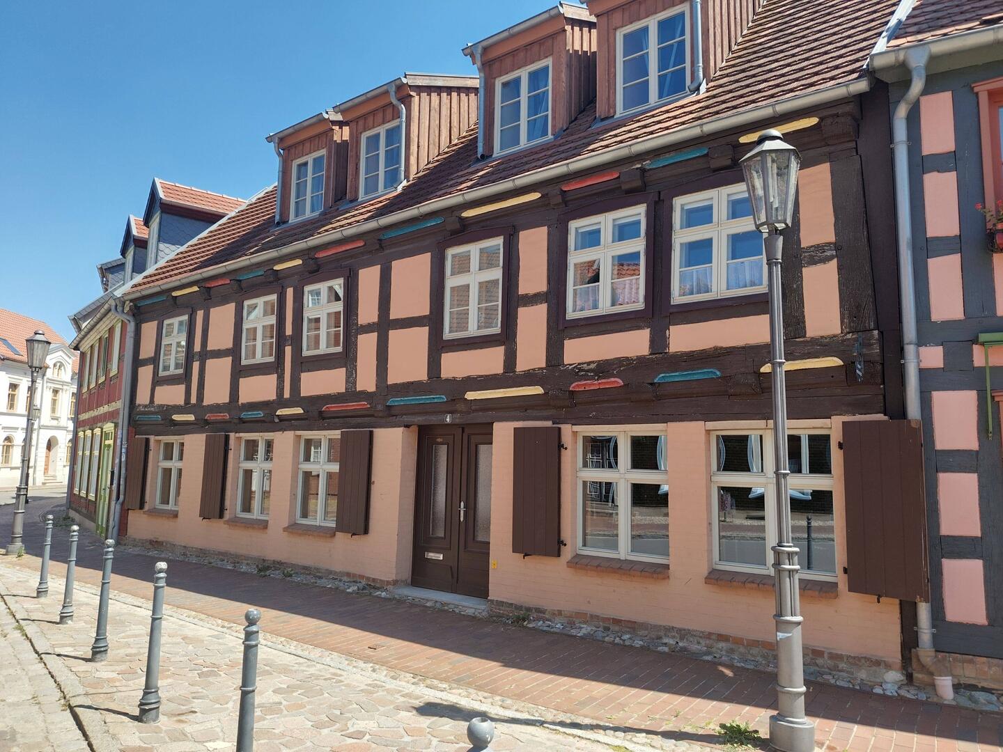 Fachwerk in der Innenstadt von Röbel