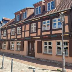Fachwerk in der Innenstadt von Röbel