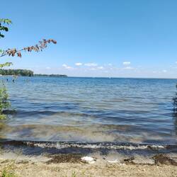 Blick auf die Müritz kurz vor Röbel
